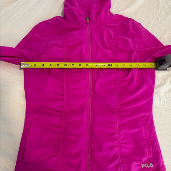 Fila Magenta Zip-Up Jacket Medium - Picture 7 of 7